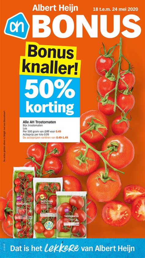 Albert Heijn Bonusfolder online bekijken .